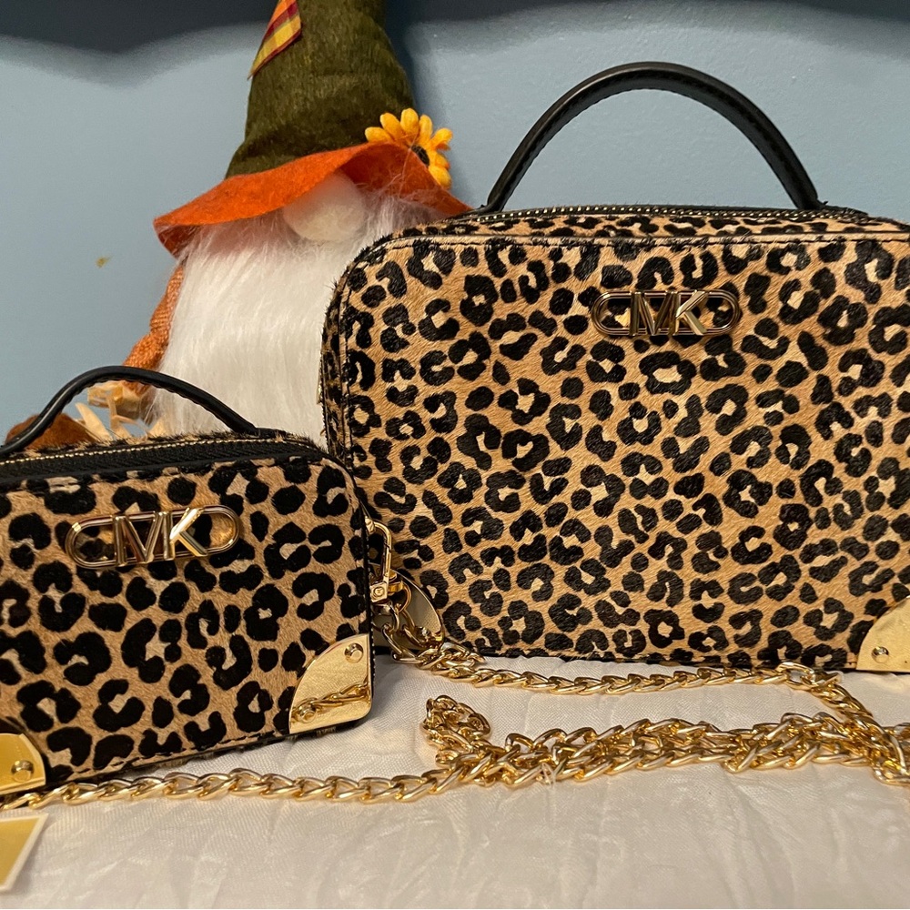 Calf hair - Small and Micro Michael Kors Estelle bags.